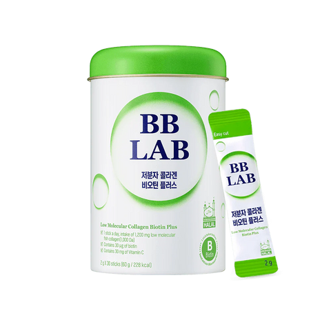 BB LAB Low Molecular Collagen Biotin Plus Halal 2g 30 sticks për flokë dhe thonj më të fortë